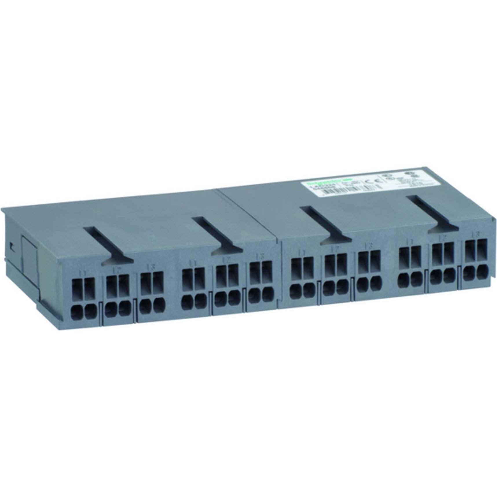 Schneider Electric, Verteilerschrank Zubehör, Verteilerblock LAD, f. 4 Motorabgänge LAD324