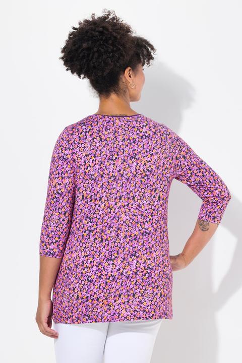 Actual product image Janet & Joyce T-Shirt, Classic Fit, Blümchenmuster (42)