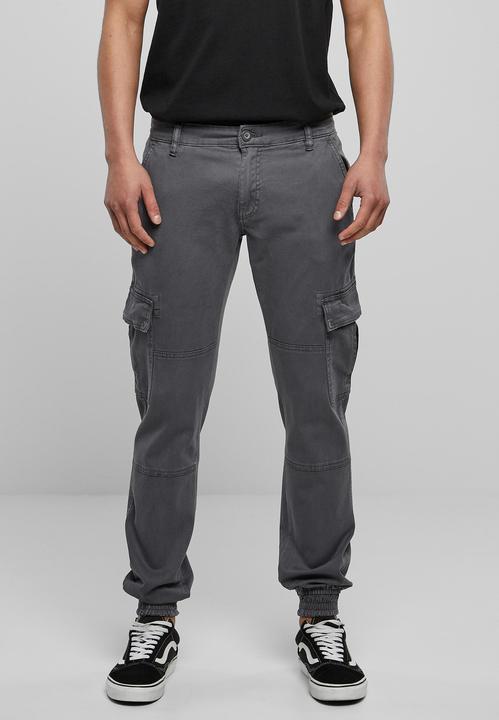 Actual product image Urban Classics Washed Cargo Twill Jogging Pants - 2086 (31)