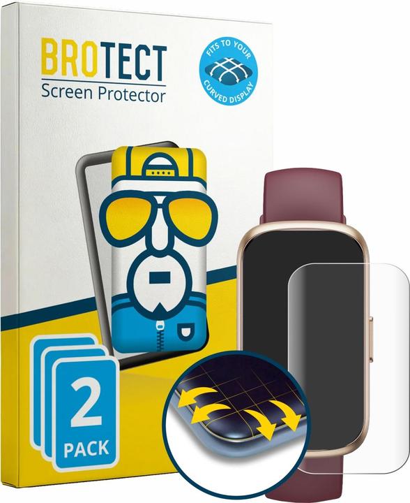 Produktbild BROTECT Fullscreen für Tifozen P08 1.47" Schutzfolie Displayschutz Folie Klar Transparent