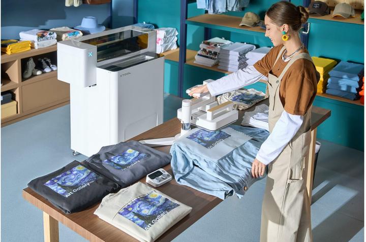 Image du produit XTool X-Tool Textildrucker Stoffdrucker inkl. Ofen – Ready2Use (Thermodirecte)