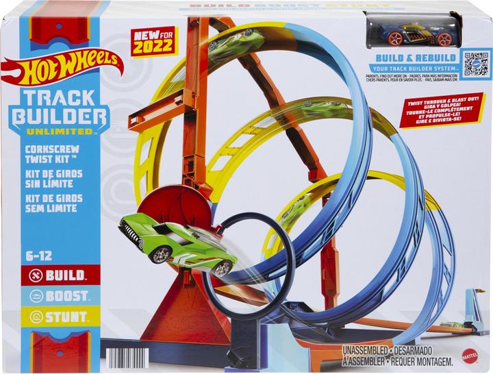 Produktbild Hot Wheels Track Builder Unlimited Corkscrew Twist Kit