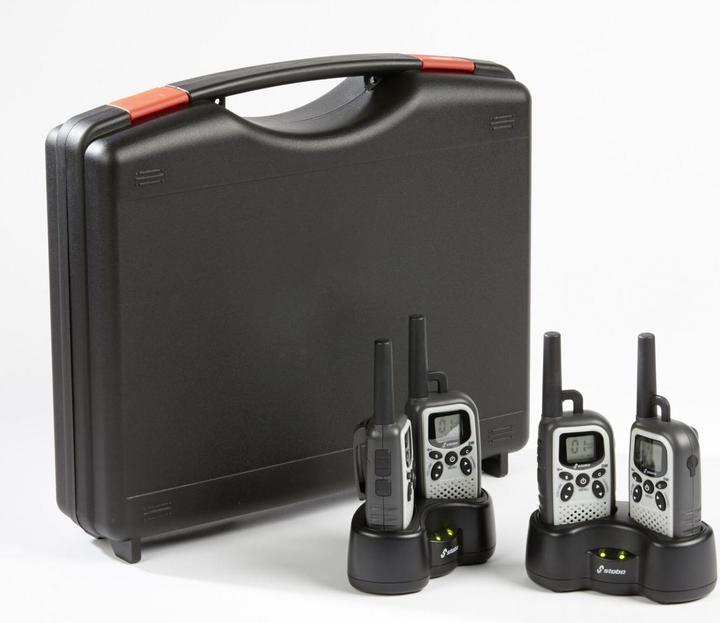 Produktbild Stabo freecomm 400 II 4er Funkkoffer (10 km)