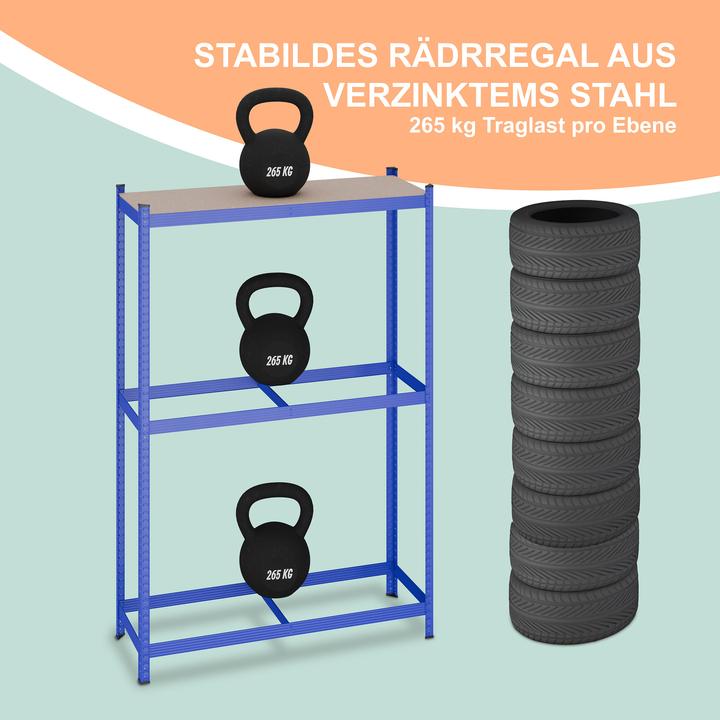 Actual product image Relaxdays Tyre rack