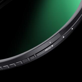 Actual product image K&F Concept Grauer einstellbarer Magnetfilter Nano-X MRC Fader ND2-32 - 77 mm (77 mm, Neutral density filter)
