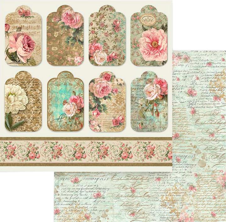 Image du produit Stamperia Bloc de scrapbooking "Precious (190 g/m², 10 x)