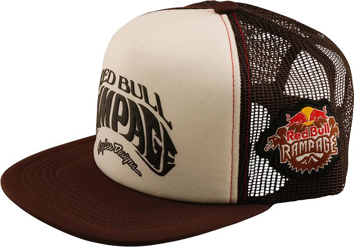Troy Lee Designs x RedBull Rampage Intergalactic Trucker Snapback Cap, vintage white/brown, one size (Taille unique)