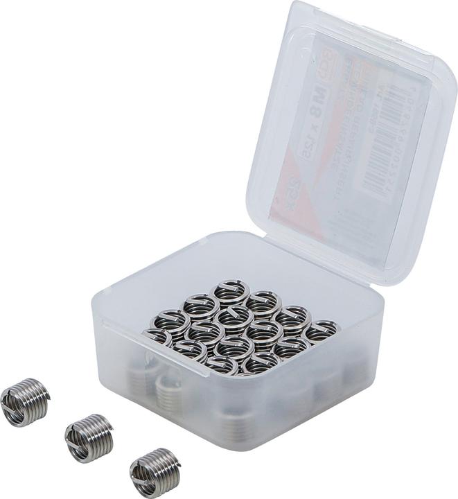 Image du produit BGS Inserts taraudés M8 x 1,25 mm 25 pièces
