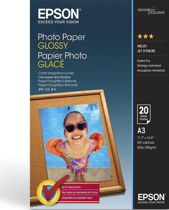 Produktbild Epson A3 Atlasicical Photoper (20 Seiten) C13S042536 A3 (200 g/m², A3, 20 Stk.)