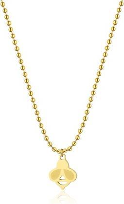 Actual product image Sagapo S'Agapo Playful Gold-Plated Necklace Bee Smile Ssm008