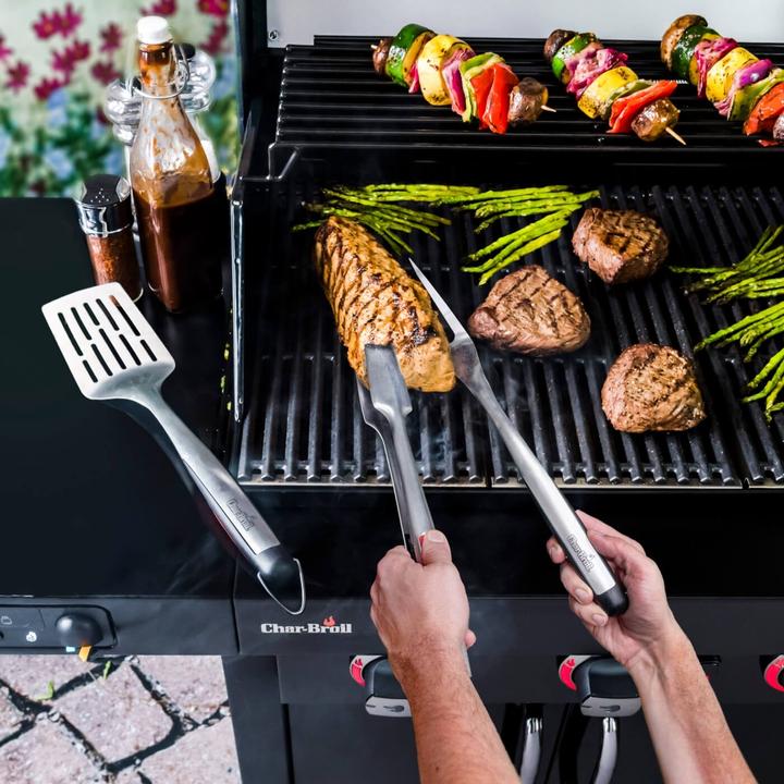 Produktbild Char Broil Comfort Grip 3-teiliges Grillbesteck