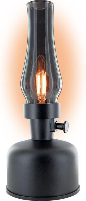 Produktbild Schwaiger Retro Leuchte Petroleum Schwarz TILA1803 (200 lm, E14)