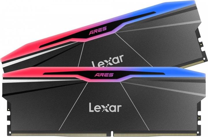 Produktbild Lexar Memory DDR5 ARES RGB 32GB (2x16GB)/6000 CL26 schwarz (2 x 16GB, 6000 MHz, DDR5-RAM, DIMM)