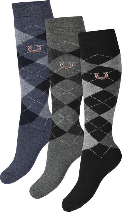 Produktbild Horka 30 Termo-Reitsocken mit Karomuster (36 - 41)