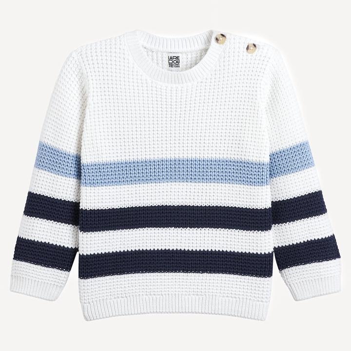 Produktbild La Redoute Collections Grobstrickpullover mit rundem Ausschnitt (98)