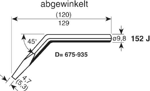 Productafbeelding Kurtz Ersa Soldeerstift 150W D 152JD (Soldeerstift)