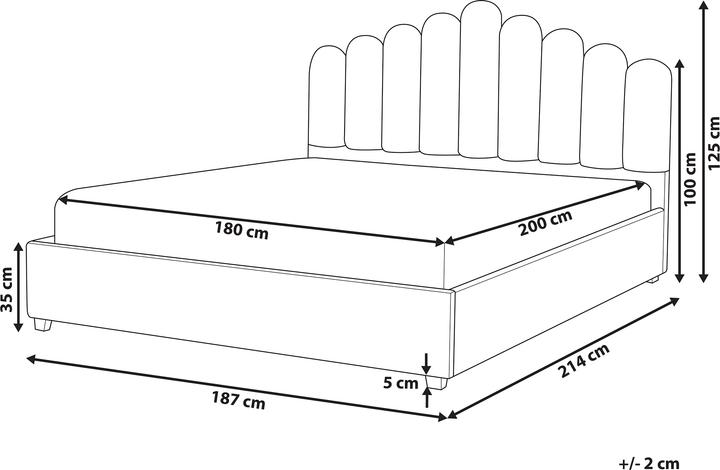 Actual product image Beliani Vincennes (180 x 200 cm)