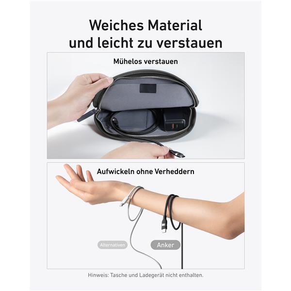 Immagine prodotto Anker A82E2 Cavo USB 1 8 m USB C Nero (1.80 m, 240 W)