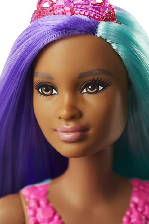 Actual product image Barbie Dreamtopia Mermaid with blue green and purple hair