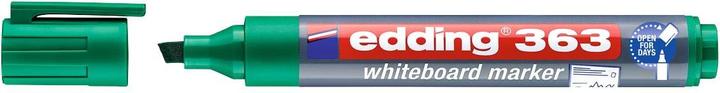 Actual product image Edding 363 Whiteboard marker - green - 10 whiteboard pens - wedge tip 1-5 mm - board marker wipeable (10 x)