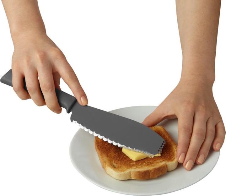 Actual product image Kuhn Rikon COLORI®+ Sandwich Knife grey (14 cm)