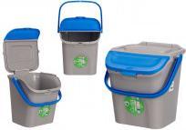 Actual product image Kerbl ecoway stapelbarer 28l Abfalleimer blau (28 l)