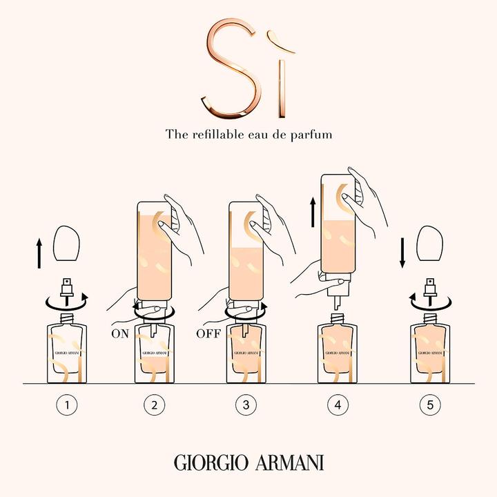 Actual product image Giorgio Armani Sì Eau de Parfum Refill (Eau de parfum, 100 ml)