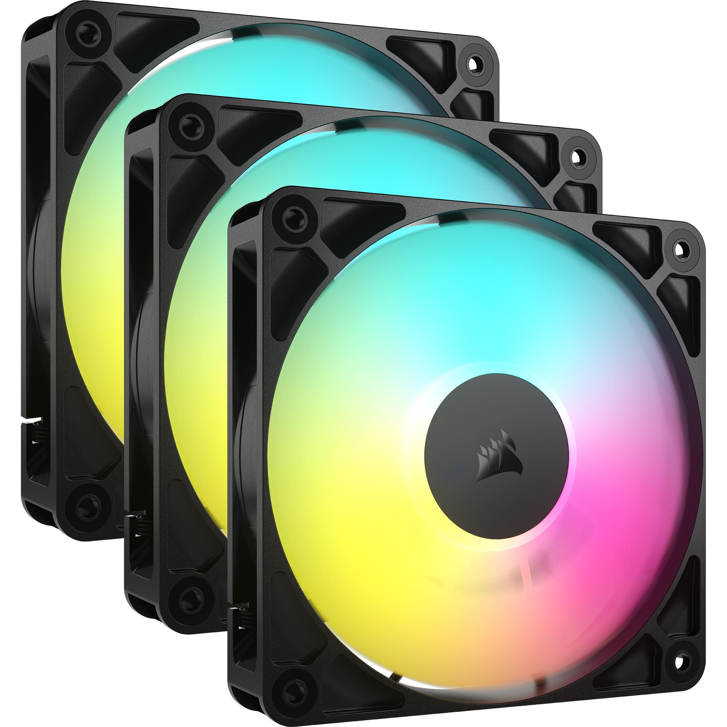 Corsair RS120 (120 mm, 3 x), PC Lüfter, Schwarz