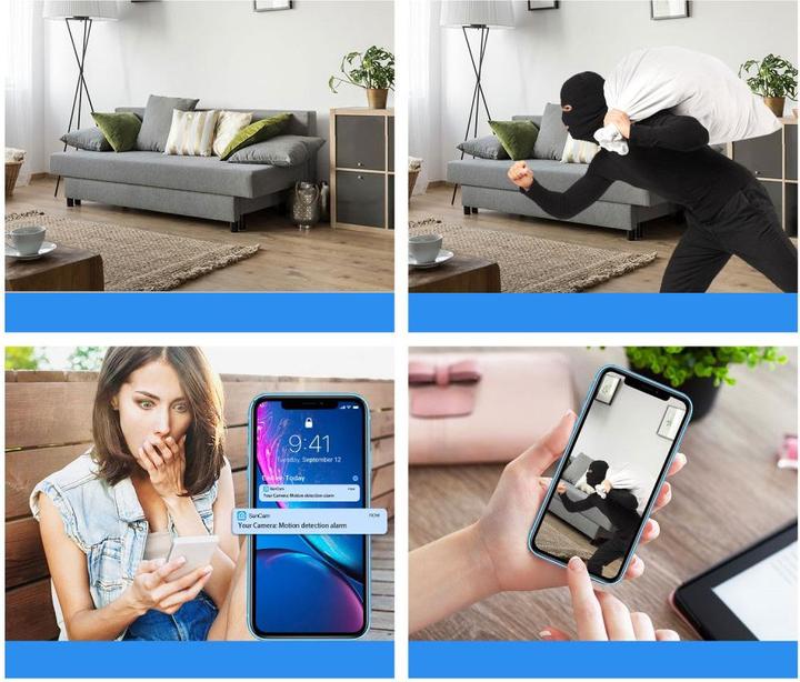 Actual product image Werkstein Mini WiFi IP Kamera Ultra HD 4K (3840 x 2160 pixels)