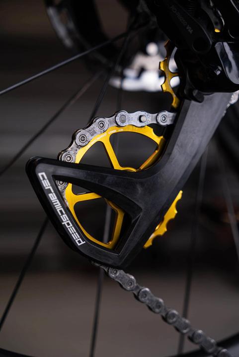 Actual product image Ceramicspeed OSPW RS 5-Spoke derailleur pulley system for Shimano R9250 / R8150