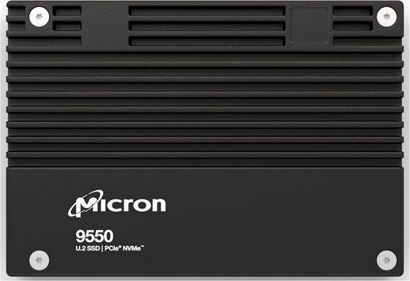 Actual product image Micron 9550 PRO 15360GB NVMe U.2 SSD (15360 GB, 2.5")