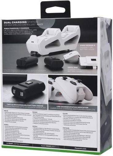 Image du produit PowerA La station de charge est pour les pavés numériques XBOX Series X | S / One (Xbox Series X, Xbox Series S, Xbox One S)