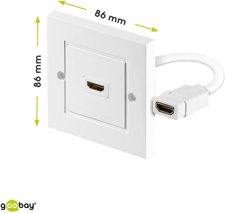 Actual product image Goobay HDMI (Typ A) — HDMI (Typ A) (0.18 m)