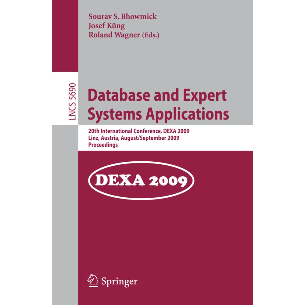 Database and Expert Systems Applications, Fachbücher von Roland Wagner, Josef Küng, Sourav S. Bhowmick