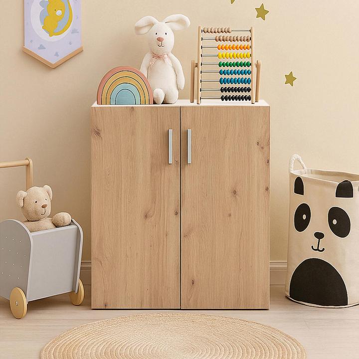 Actual product image HTI-Line Kommode Nina mit 2 Regalfächern (60 x 30.50 x 77 cm)