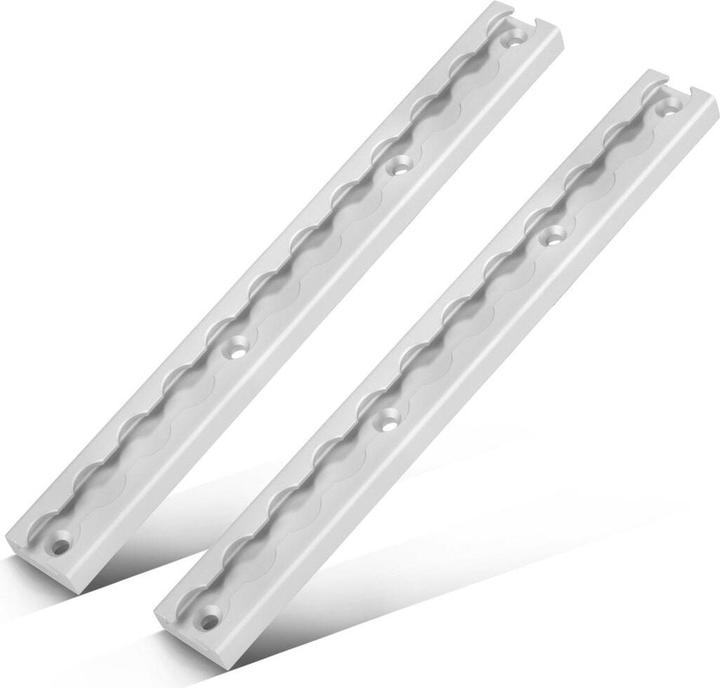 Produktbild Stahlwerk Zurrschienen 2er Set mit Zurrösen 30 cm Aluminium Airlineschiene