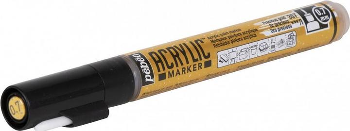 Produktbild Pebeo Acrylic Marker Extra Dünn Rundspitze 0,7mm (Eldes Gold, 0.70 mm)