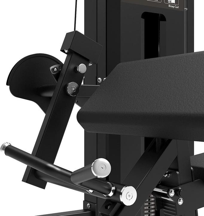 Actual product image Tunturi Platinum bicep curl with weight stack