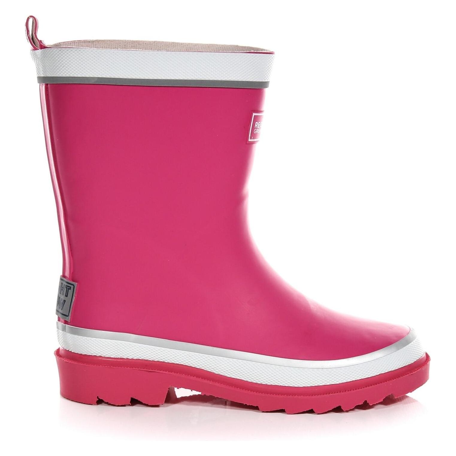 Regatta, Jungen, Gummistiefel, Regenlaars Kids Foxfire Jem White 28, Weiss, (28)