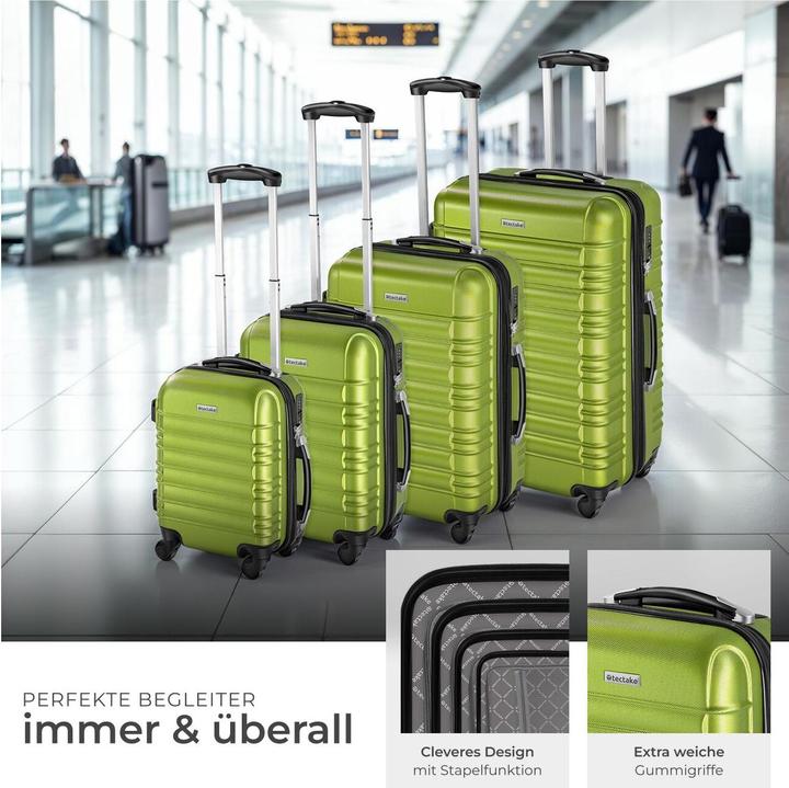 Produktbild tectake Hartschalenkofferset (106 l)