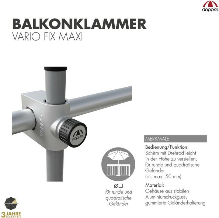 Immagine prodotto Doppler Staffa per balcone