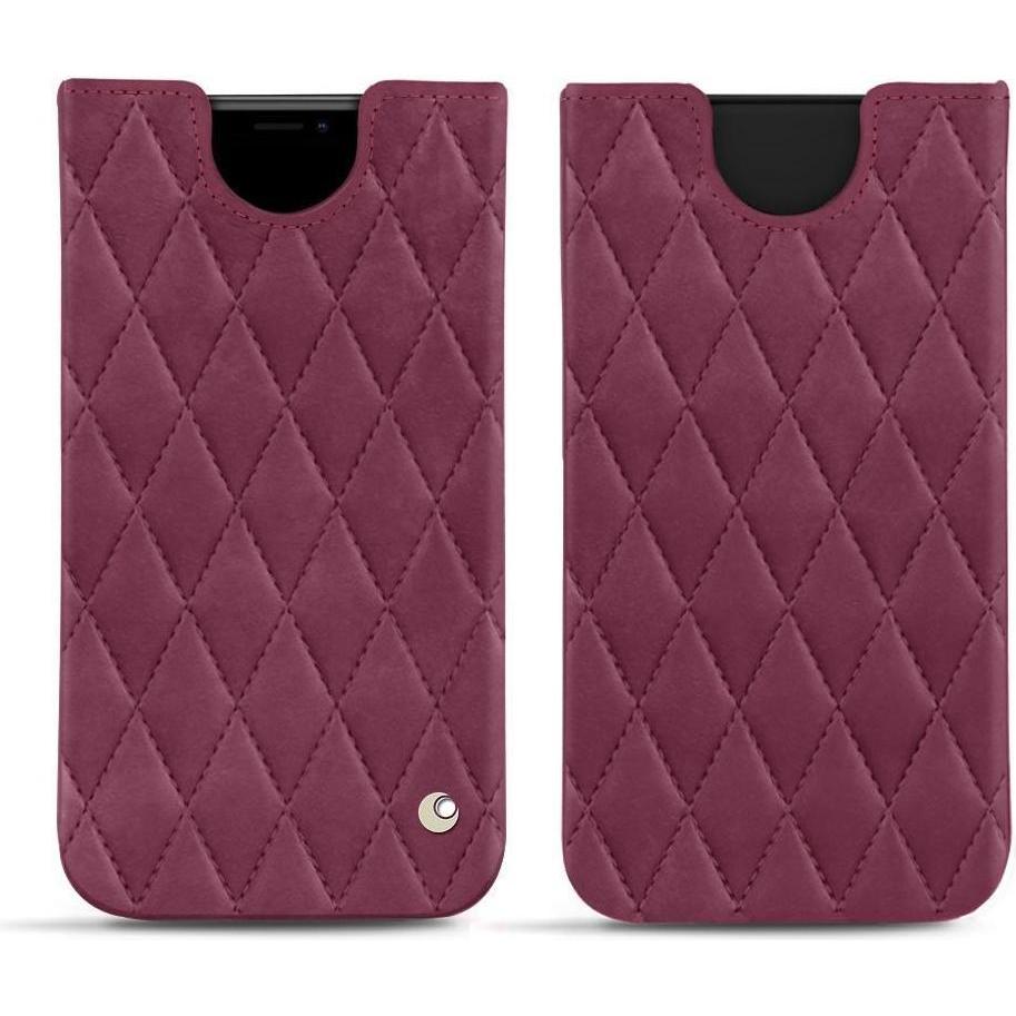 Noreve Lederschutzhülle (Apple iPhone XS Max), Smartphone Hülle, Violett