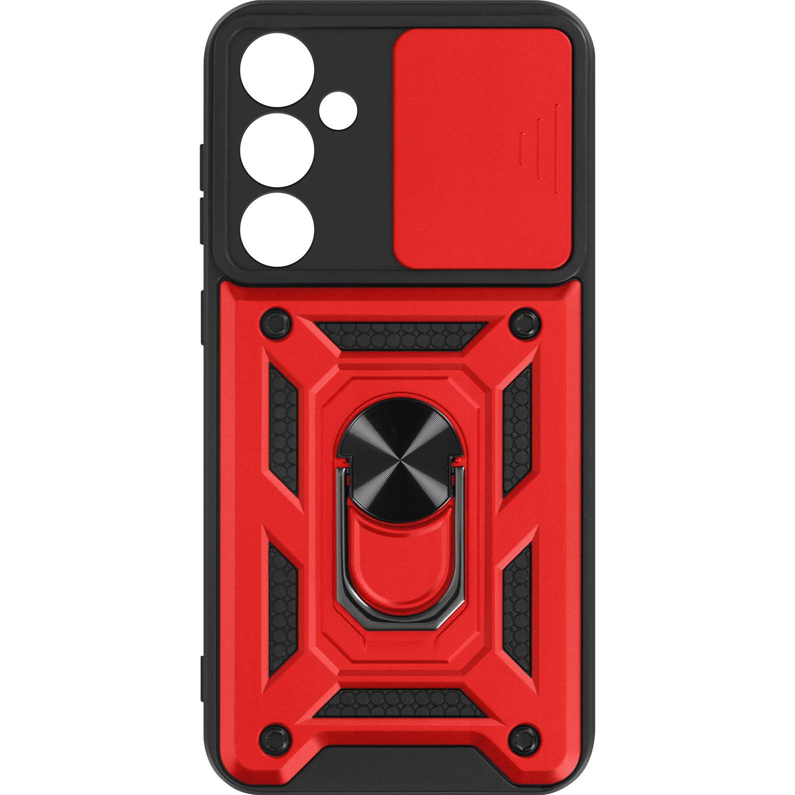 Avizar Handyhülle mit Kameraabdeckung Series (Samsung Galaxy A35), Smartphone Hülle, Rot