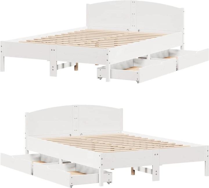 Actual product image vidaXL Bett ohne Matratze (140 x 190 cm)