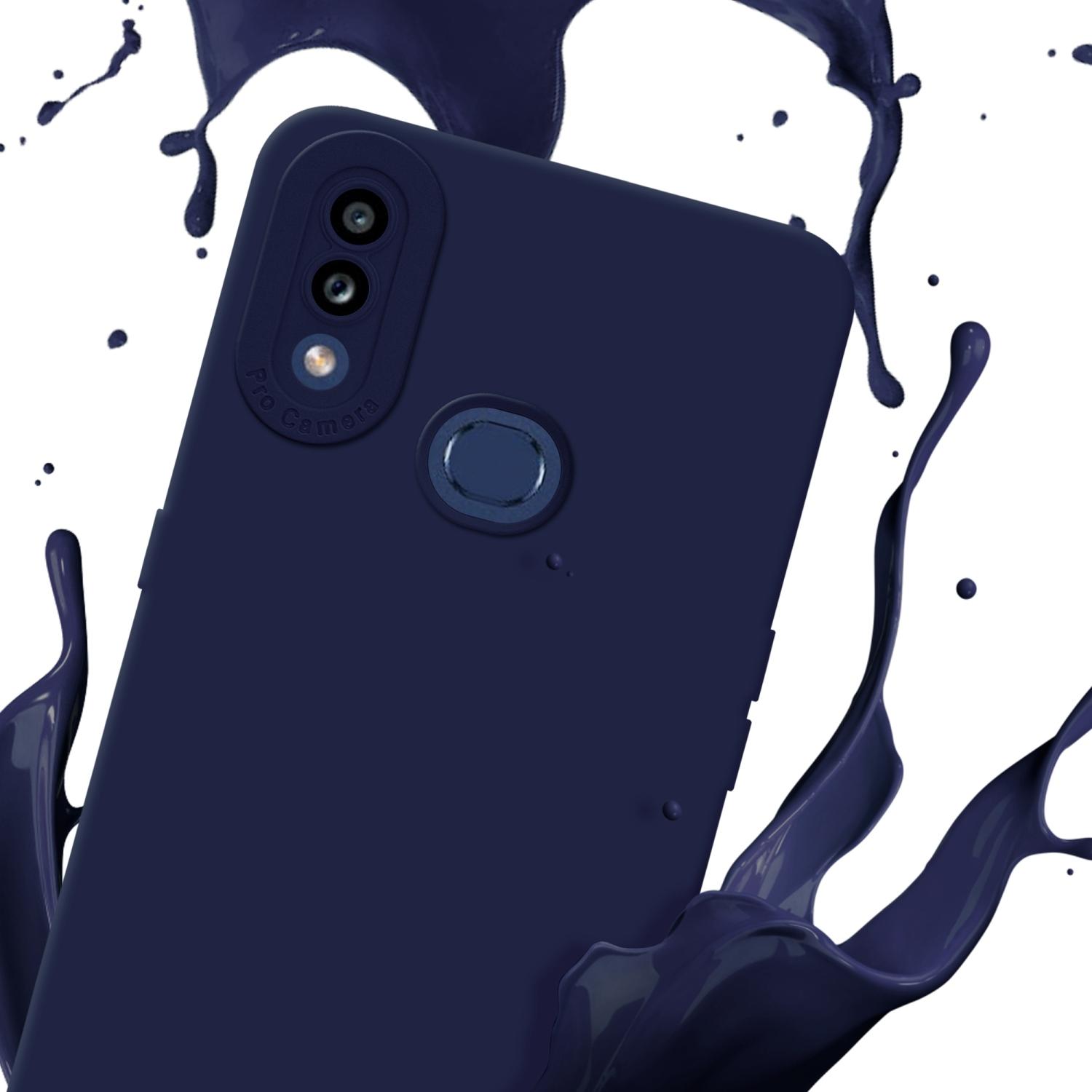 Thumbnail - Cadorabo Hülle für Samsung Galaxy A10s / M01s im TPU Fluid LM162 Style (Samsung Galaxy A10s), Smartphone Hülle, Blau
