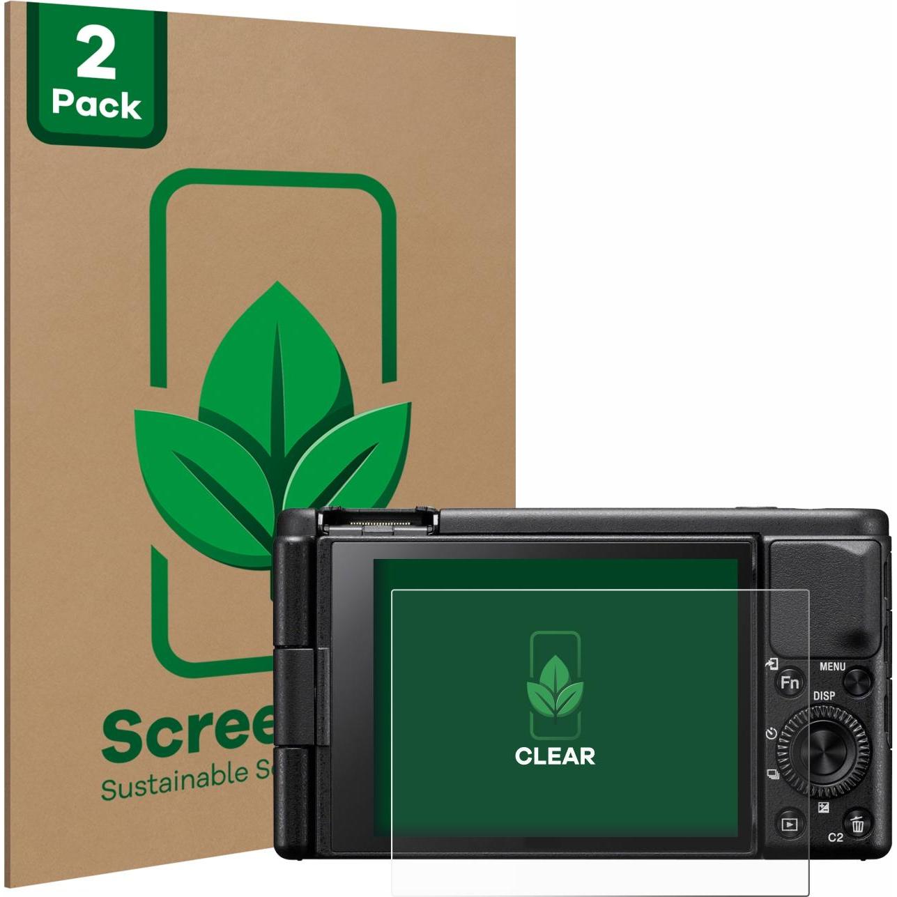 ScreenLeaf Schutzfolie nachhaltiger Displayschutz Display Schutz Folie Klar Transparent (Displayschutz), Kameraschutz, T...