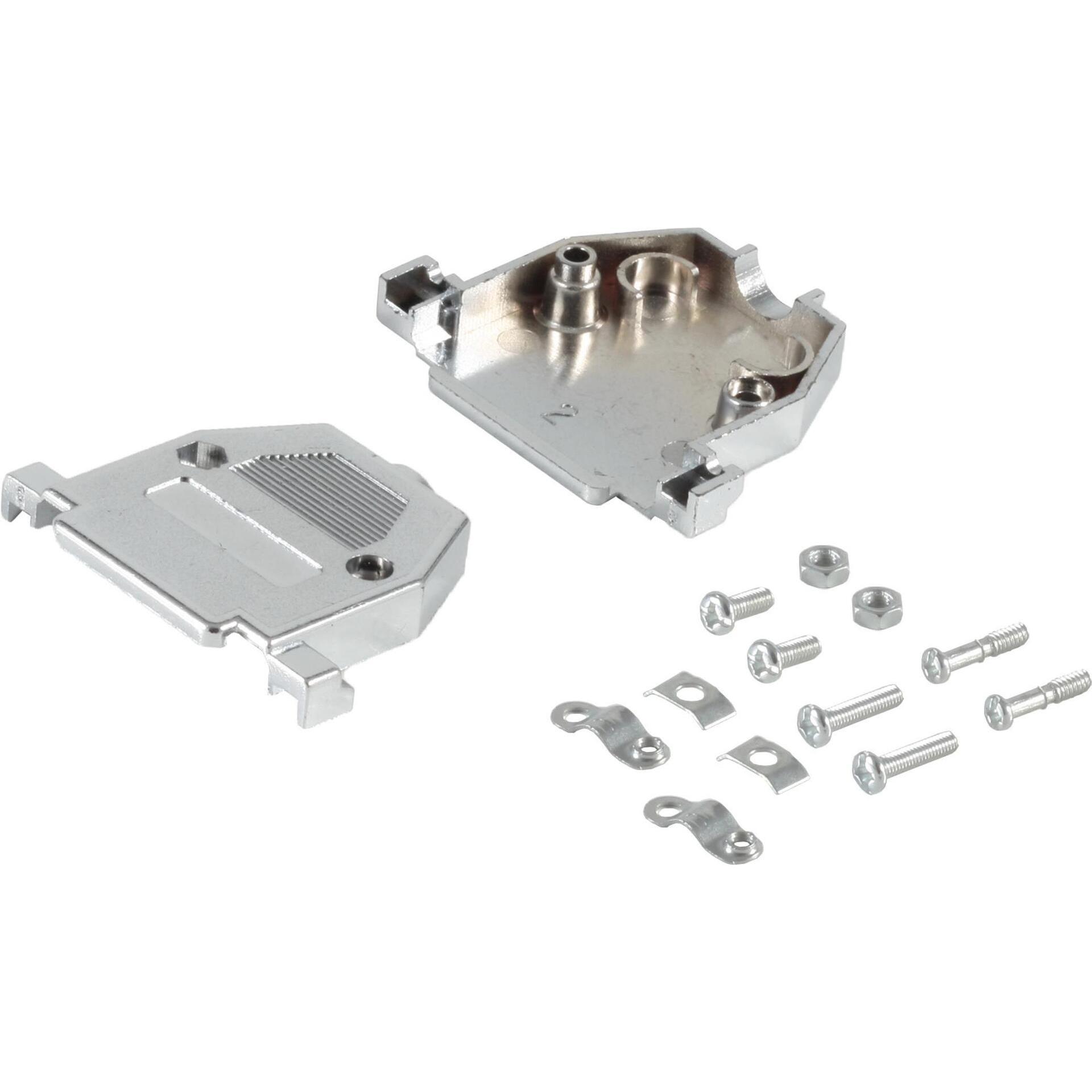 Shiverpeaks BASIC-S Gehäuse für SUB-D Stecker/Kupplungen 25-polig, metallisiertes Gehäuse, Polybeutel mit Eurolo, Video ...