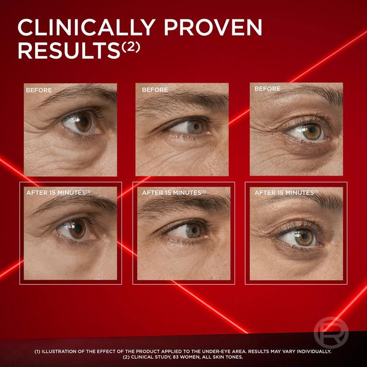 Actual product image L'Oréal Paris Revitalift (Eye Care Cream, Day, Night, 15 ml)