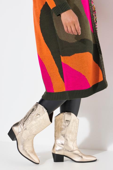 Produktbild Angel of Style Long-Strickjacke, Feinstrick, Colormuster, offene Form (58)