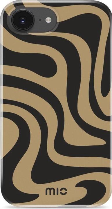 Actual product image Mio Kunststoff Back Cover Schwarz/Gold Magnetisch Apple iPhone 16e (Apple iPhone 16e)